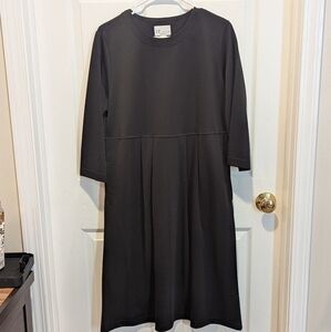 The Tog Shop Petites Size Large P Black Fit‎ And Flare Comfortable Dress